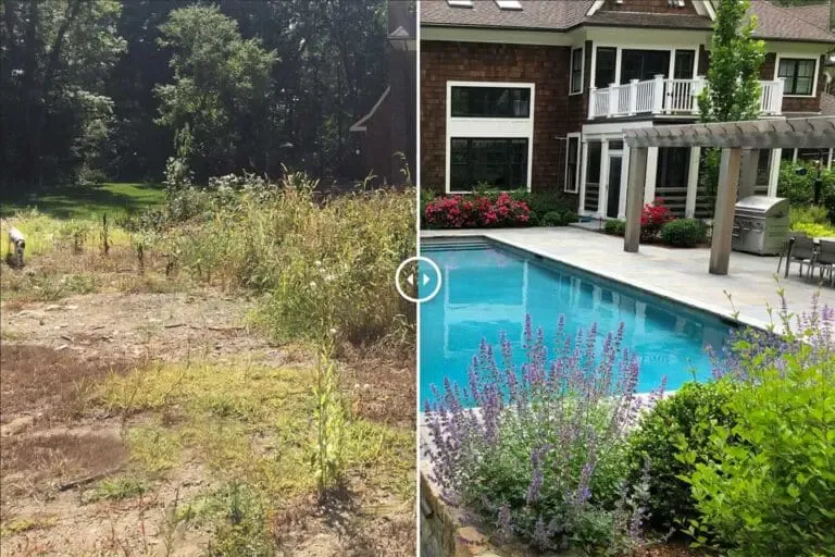 A Weston patio and pool replaces an unused backyard.