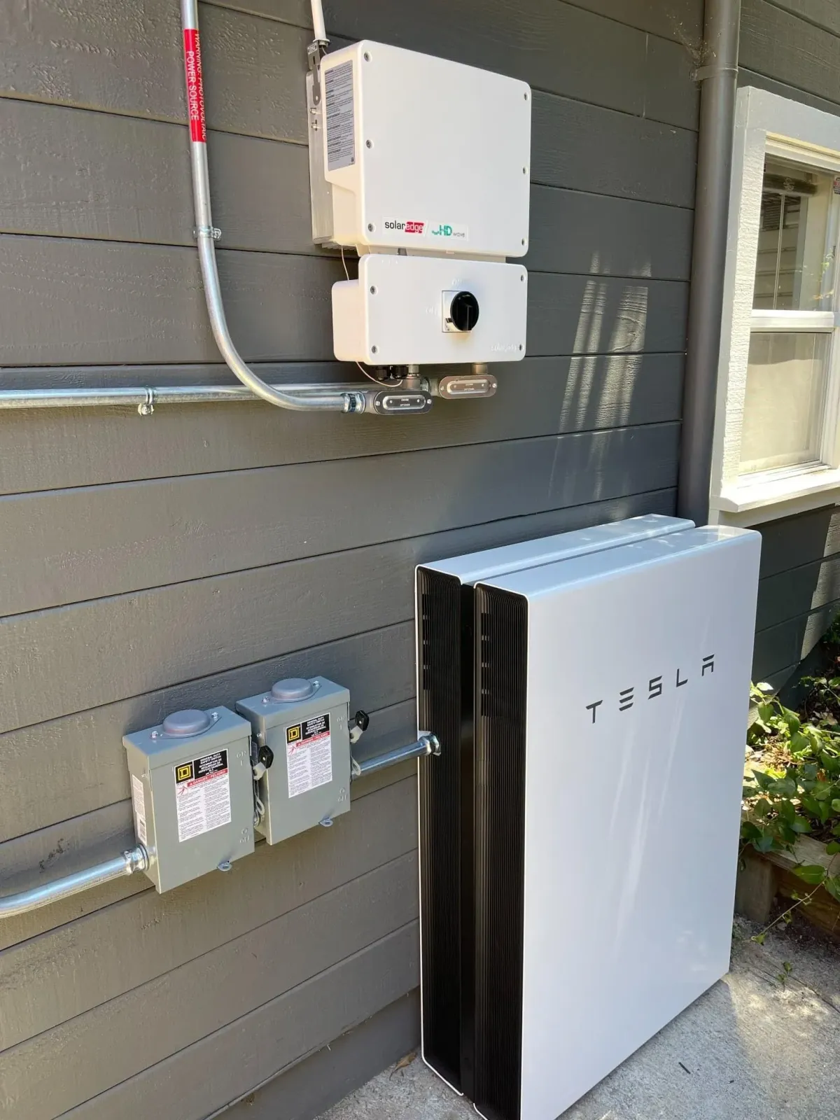 Tesla Powerwall battery storage system in Merrimack, NH