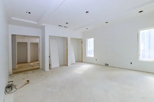 Interior painting in a Rhode Island home