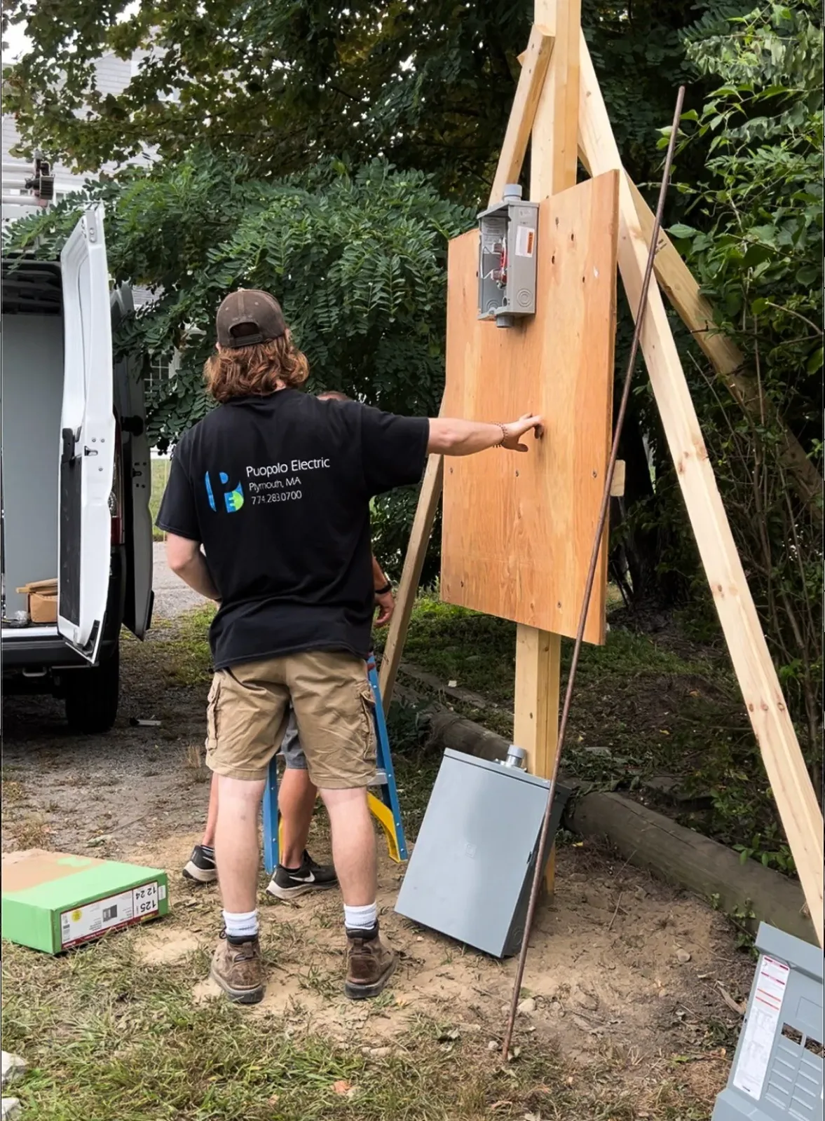 Temporary service hookups in Carver, Sandwich, Plymouth, MA