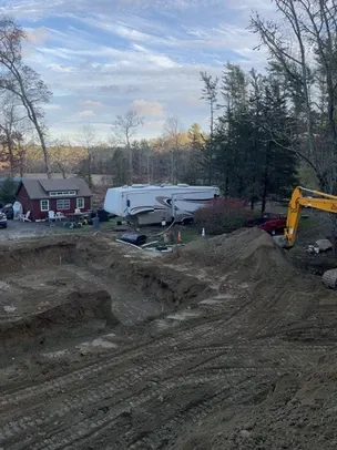 work photo from jamesromeroexcavating.com