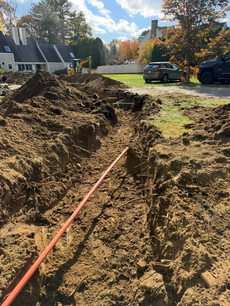 Legacy Excavation is an excavation contractor that provides utility trenching and tie-ins in Plymouth, MA