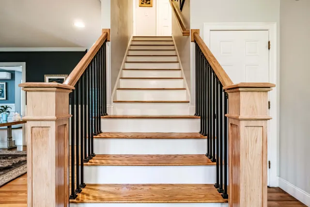 Custom staircase built in NH