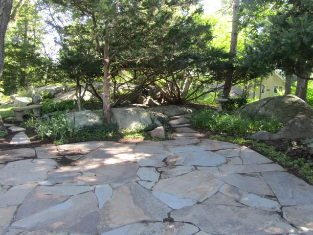 Patio installation. Scituate, MA