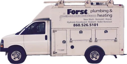 Forst Plumbing and Heating work truck