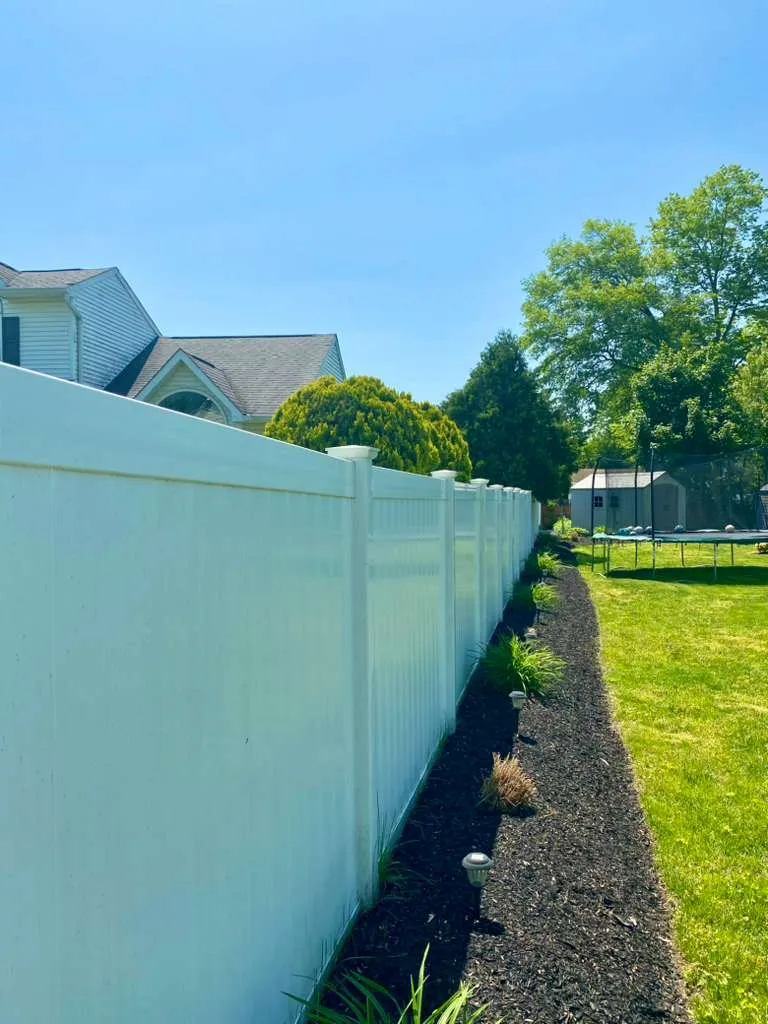 Quality vinyl fence