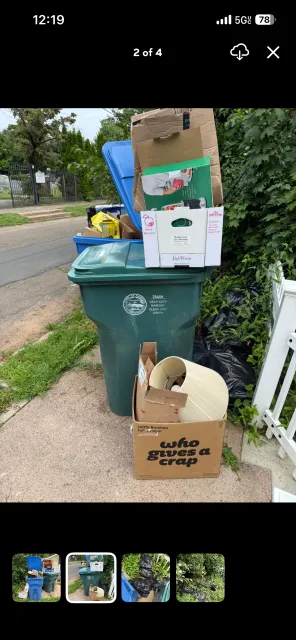 Property before junk cleanup