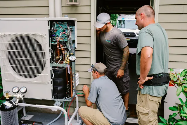 Royal River Heat Pumps work photo