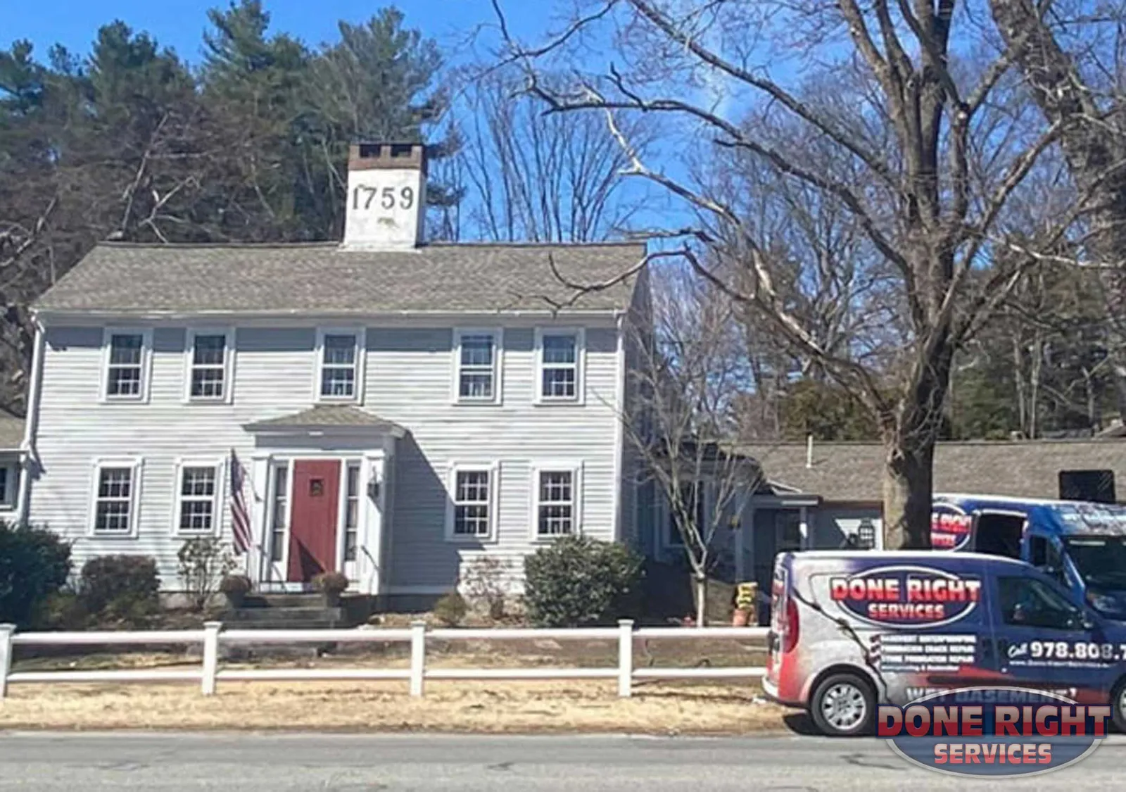 Van In Front Of Home Watermarked