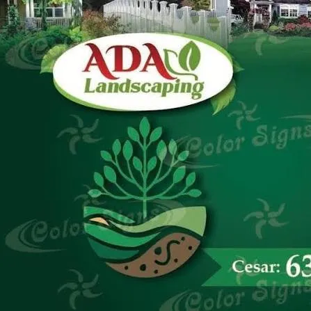 ADA landscaping and snow removal logo