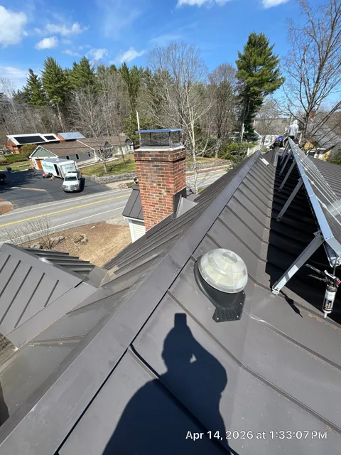 Standing Seam Leak Traced and Fixed Without Replacement — Newfields, NH in Newfields, NH