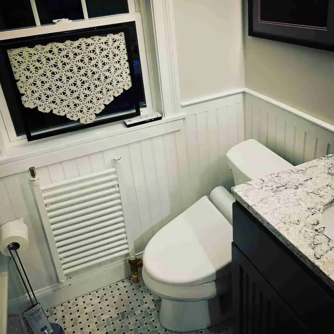 Bathroom plumbing project