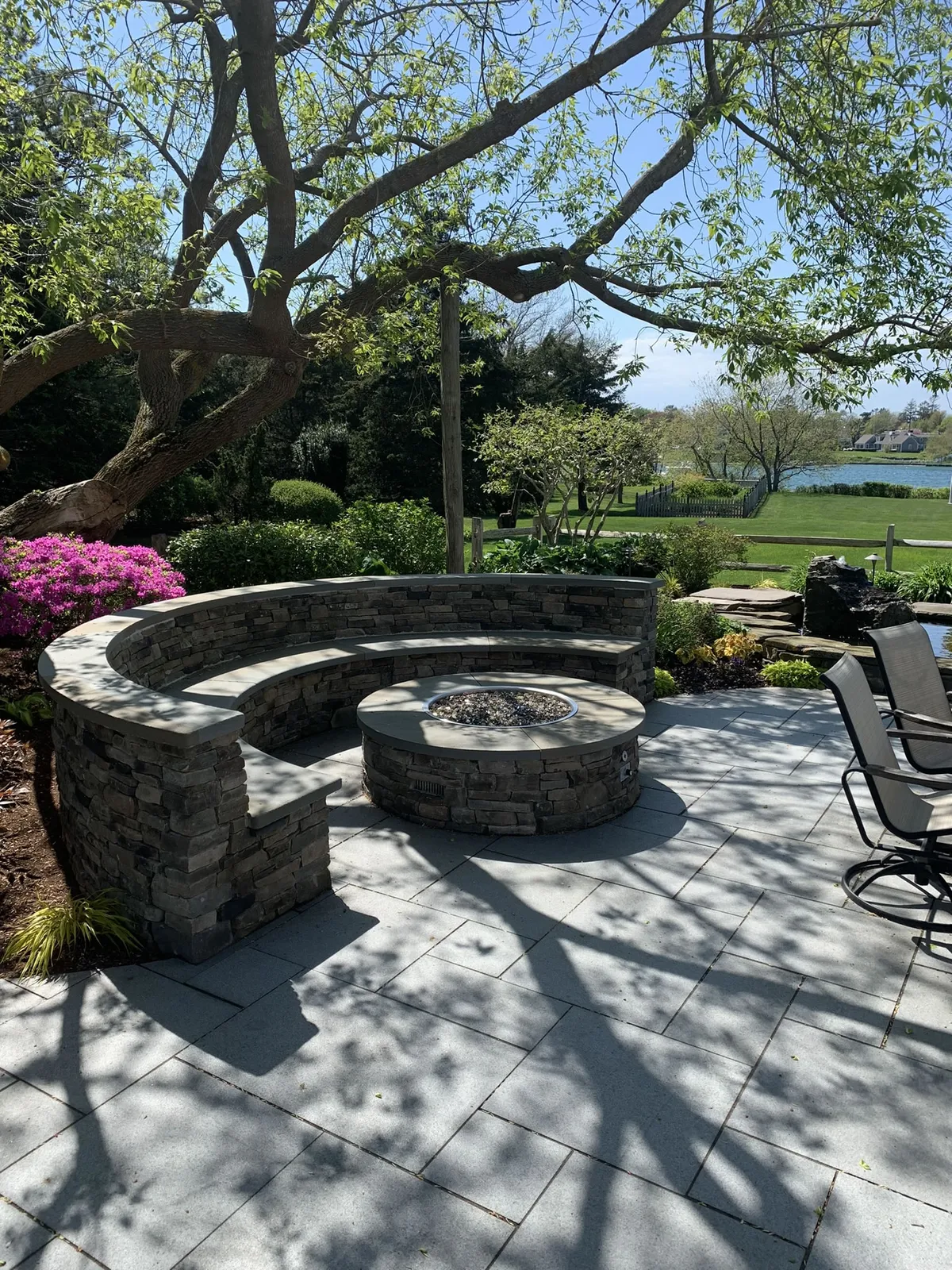 Todd Gas Fire Pit Cape Cod Hardscape