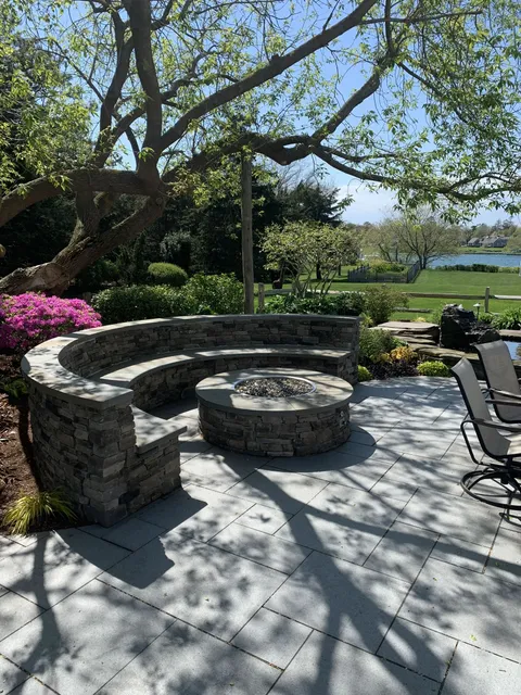 Todd Gas Fire Pit Cape Cod Hardscape