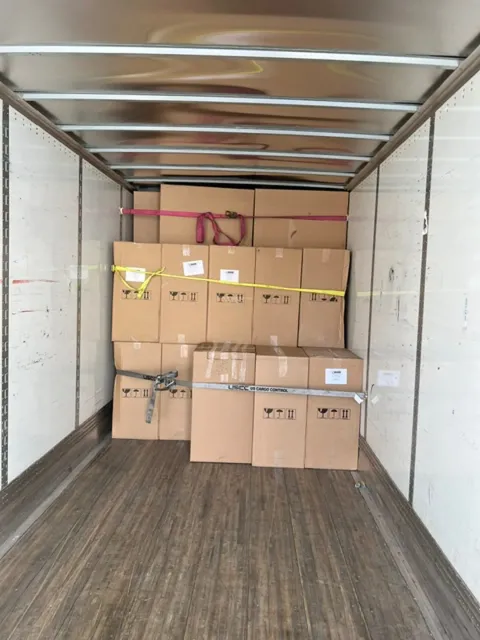 Depenable Moving storage services, boxes in storage unit