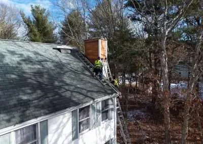 Rebuild damaged Chimney Cap