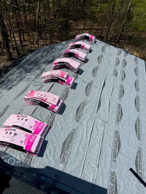 Roof 1 before installation begins