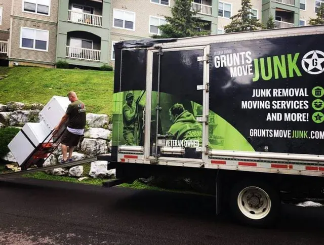 Grunts Move Junk & Moving work photo