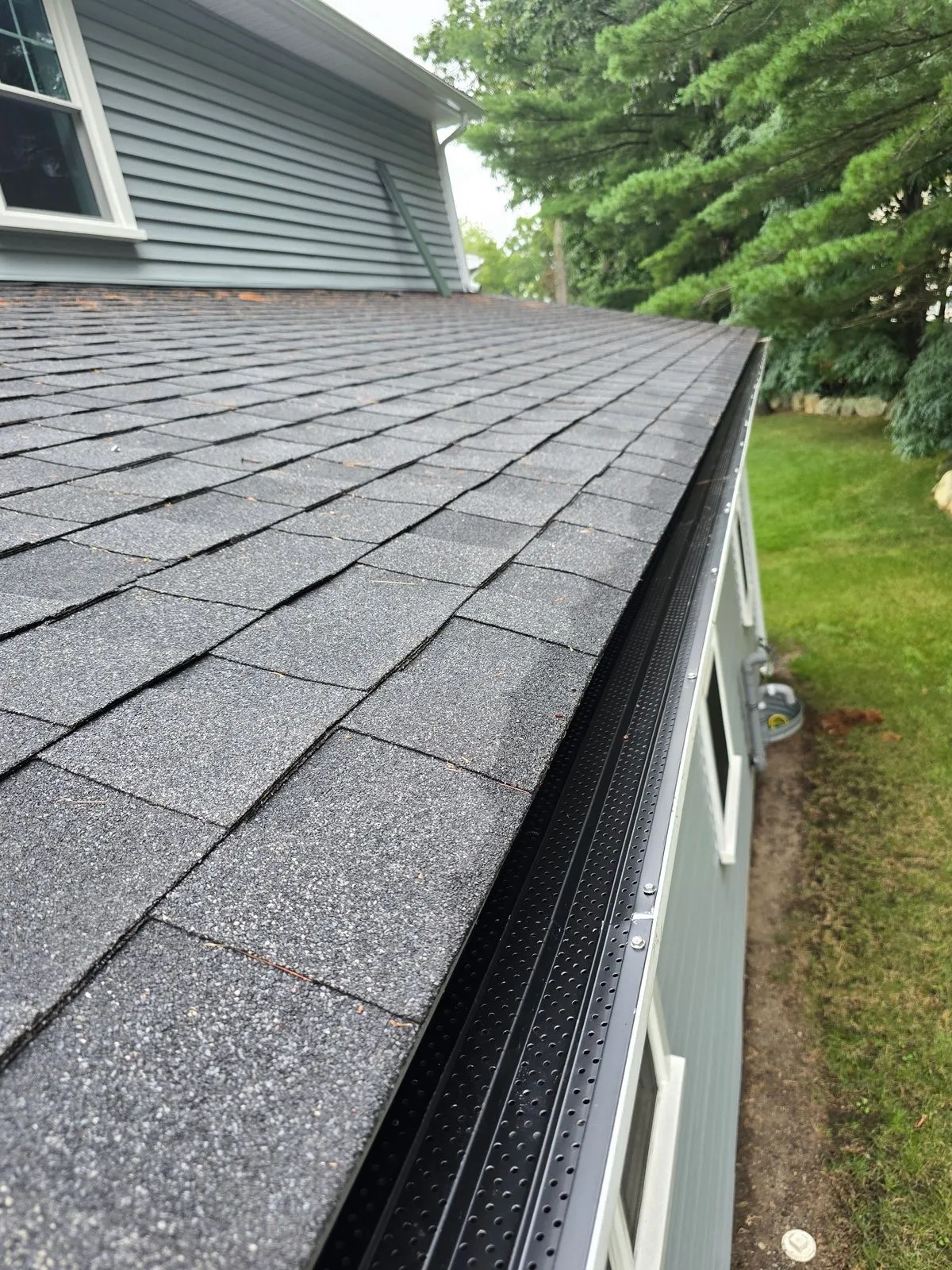 Gutter Tune-up with Gutter Guards - Ellingwood Circle Framingham MA