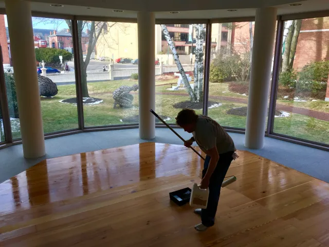 Casco Bay Hardwood Flooring work photo