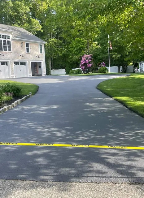 Driveway grade work in progress