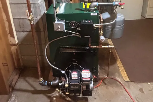 williamson-thermoflo oil boiler installation falmouth massachusetts