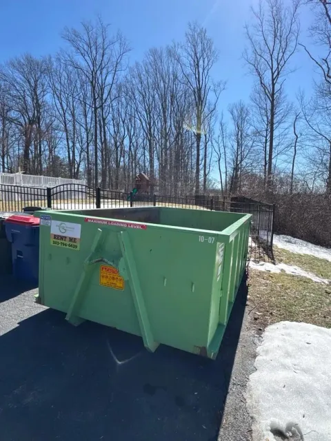 10 Yard roll-off dumpster