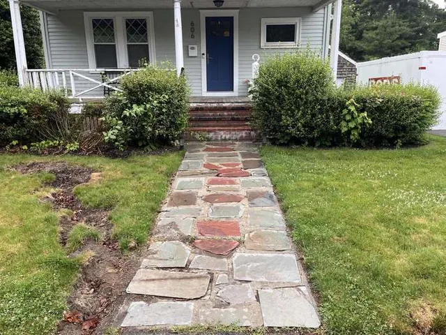 Welch Landscaping project — South Shore lawn care and landscape construction