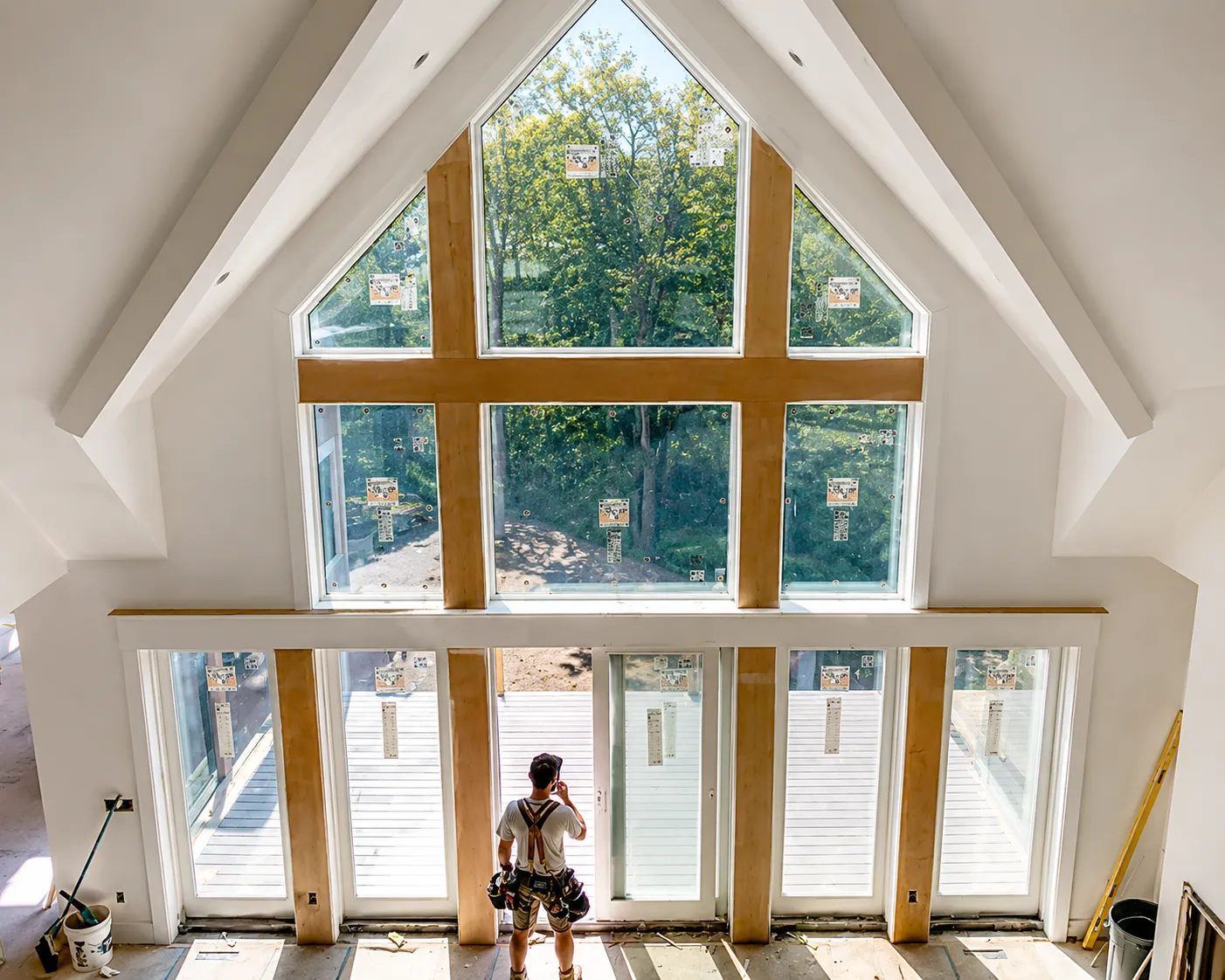 Cape Cod custom home construction interior