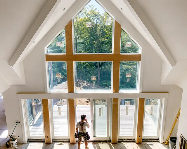 Cape Cod custom home construction interior