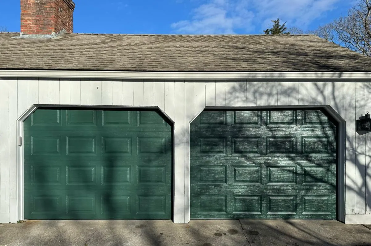 Bluefin garage door repair project