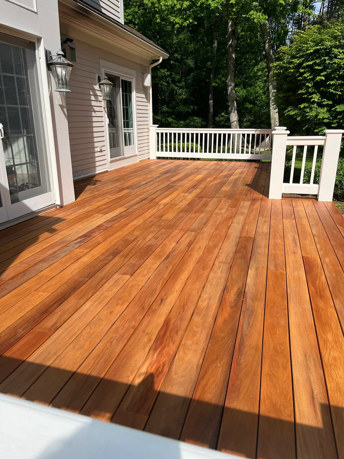Deck staining - After