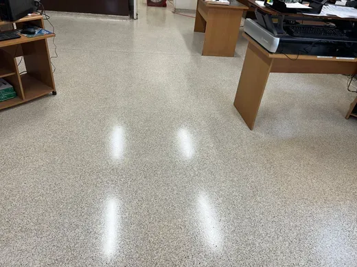 polished school floor done by quick solutions cleaning