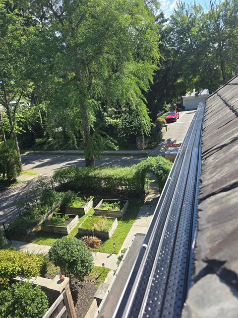 Gutter Tune-up with Gutter Guards - 405 Commonwealth Ave Newton MA