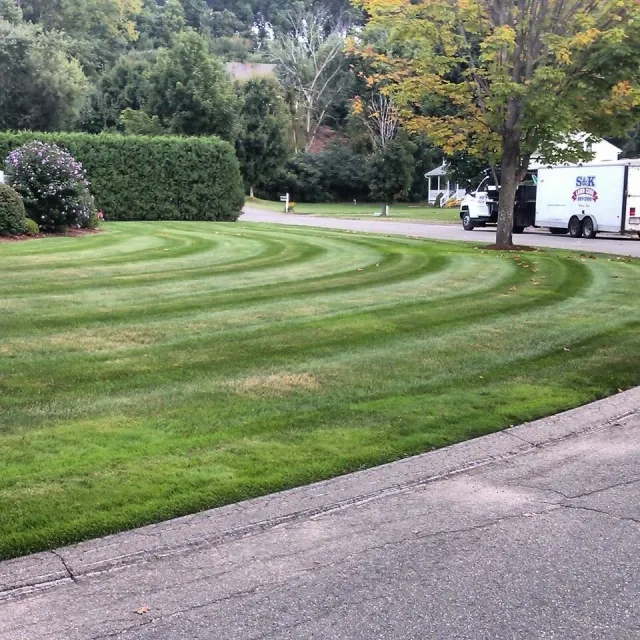 Weekly mowing