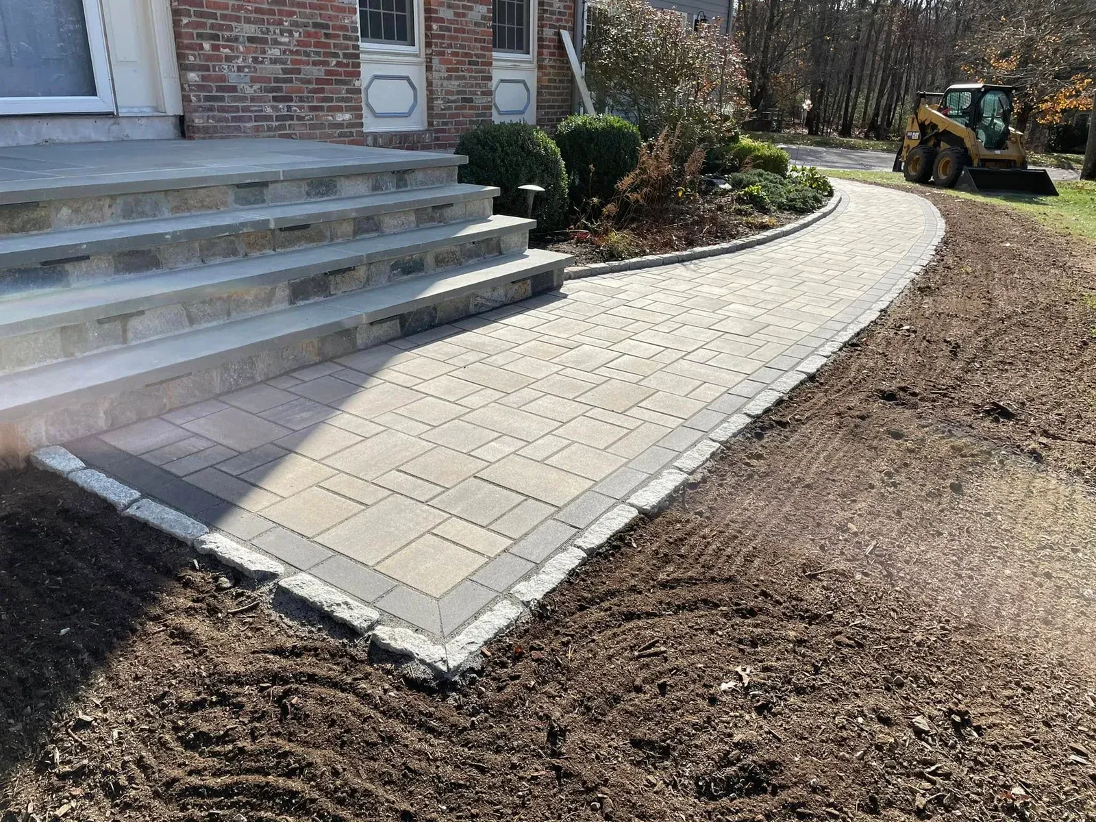 walkway to house