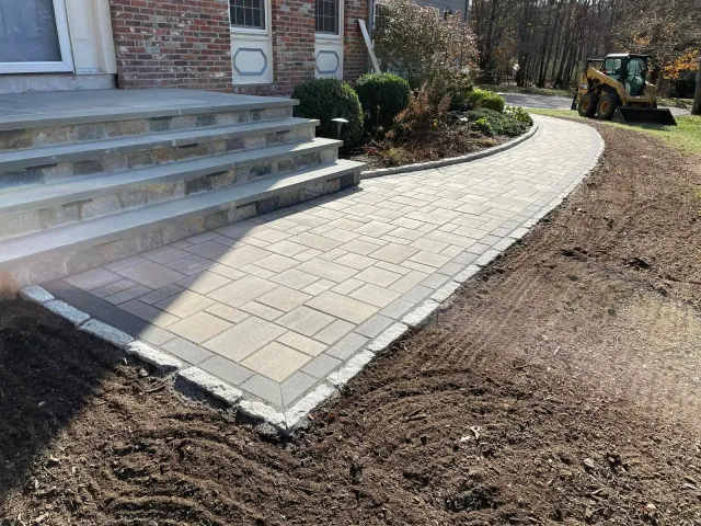 walkway to house