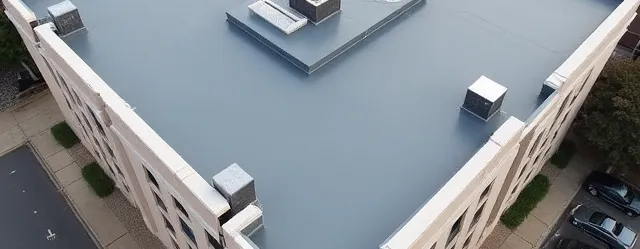 Downtown Office Building Flat Roof Repair - Completed