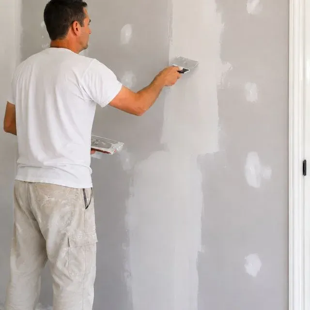 Drywall repair and finishing work