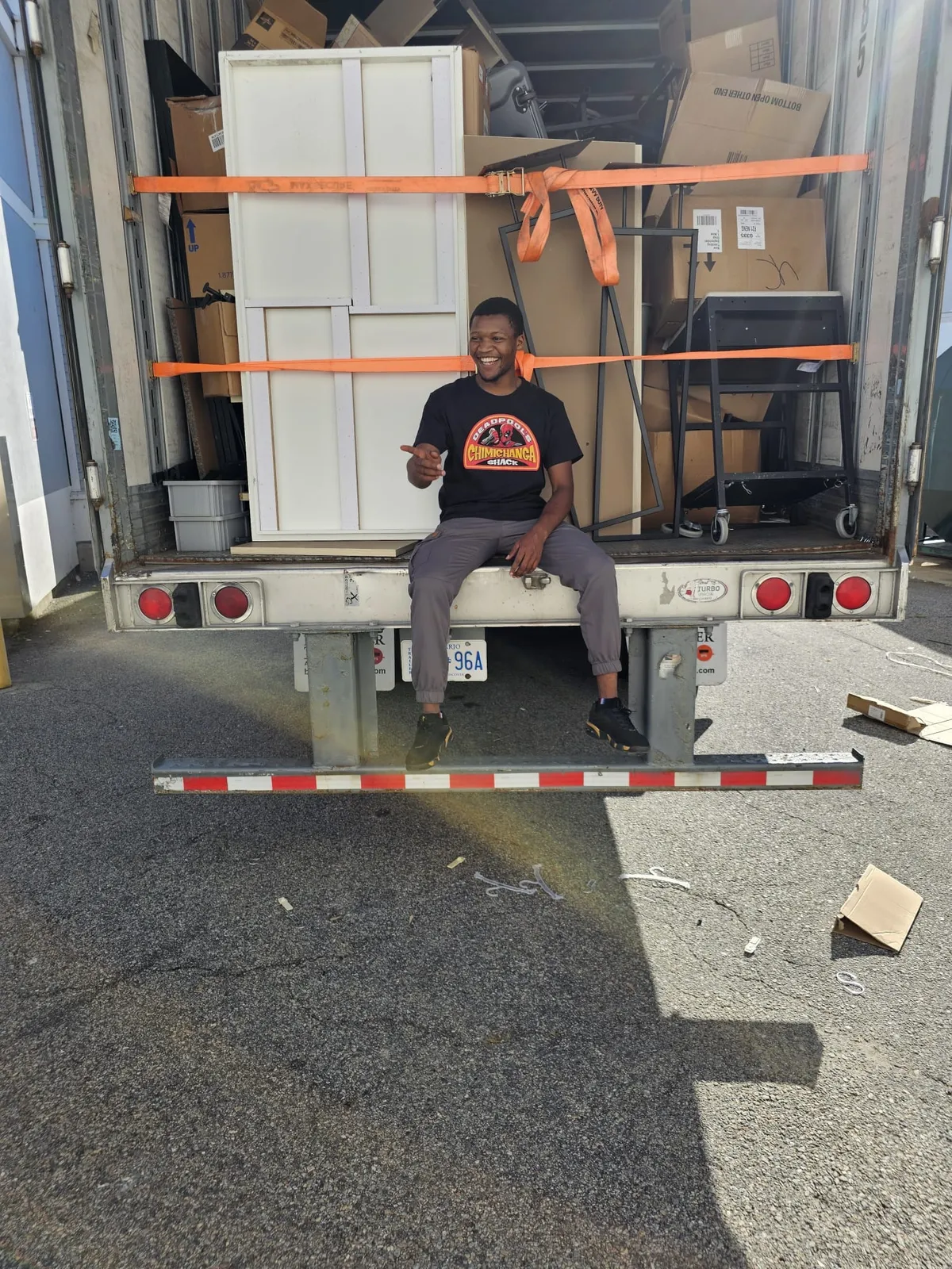 Bellah Moving Services owner - John - during a commercial move