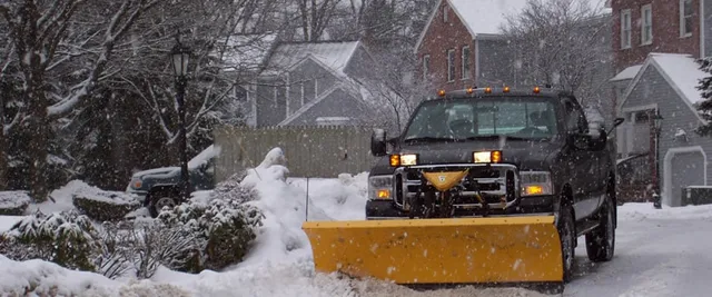 Commercial snow plowing