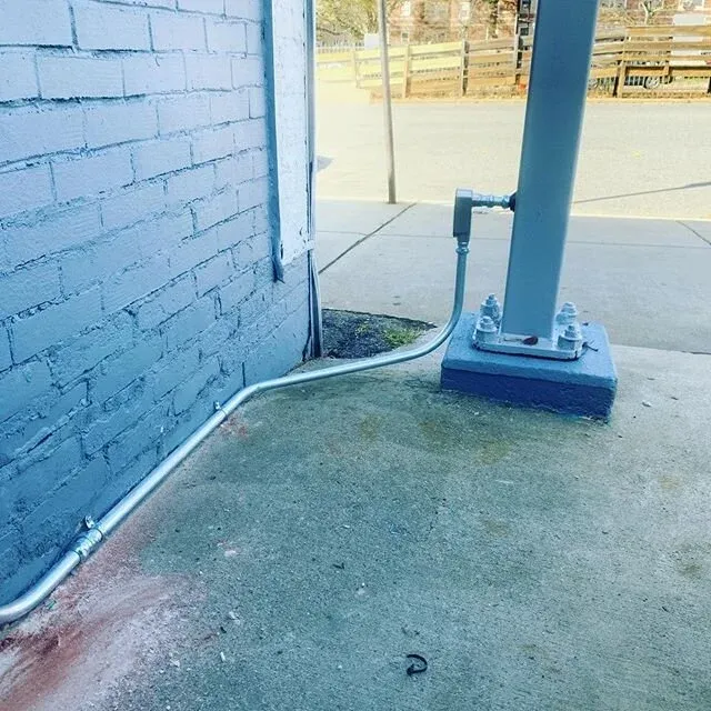 When the original underground conduit is damaged and you need a new circuit in #maiaelectrical #AZautocenter #brighton