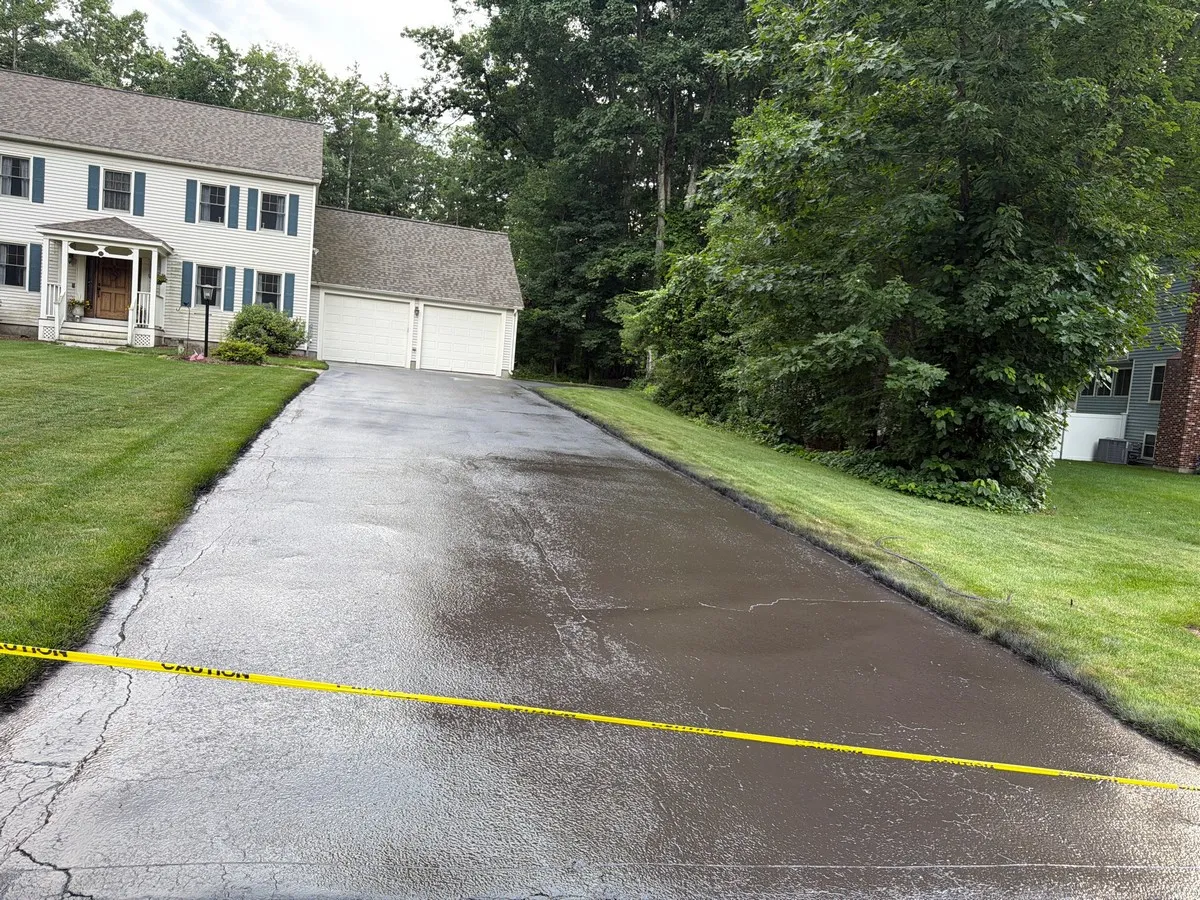 Tyngsboro, MA After Driveway Sealcoating