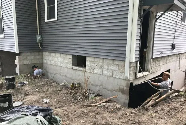 work photo from promassfoundationandmasonry.com