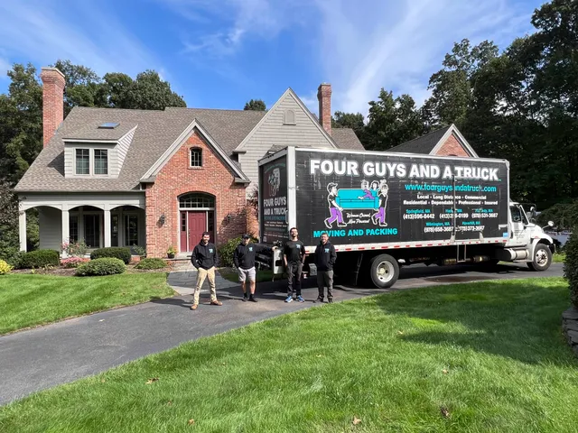 Four Guys and a Truck work photo