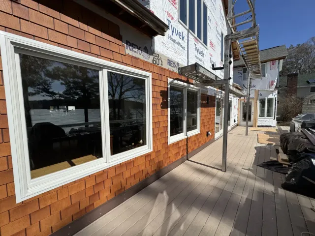 Framing in Progress by Zak Construction for Home Renovation