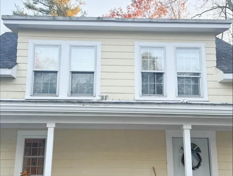 Exterior painting service showing a freshly painted home exterior in a Middlesex County neighborhood