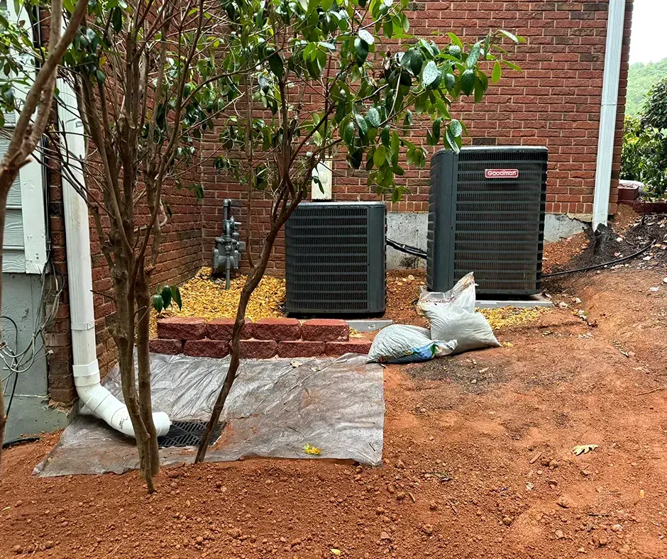 French Drain Installation Near Pool Area in Boston, MA