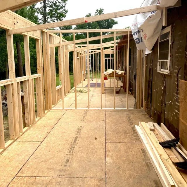 Full-gut framing, addition — Reno Art Construction project