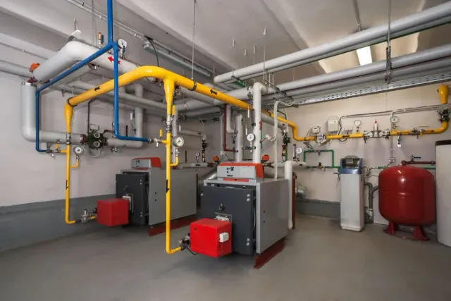 gas pipe installation